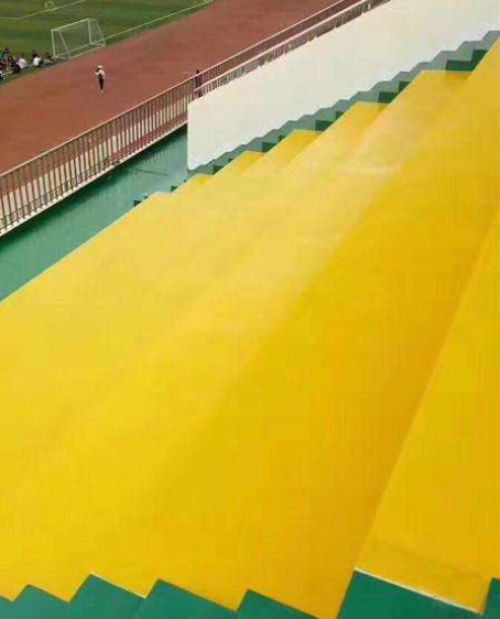 宜城球场台阶翻新修补改造